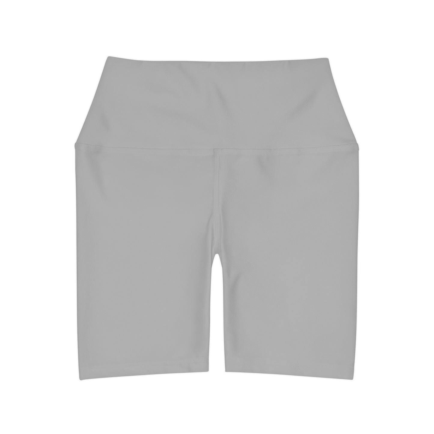 Light Grey BTS High Waisted Yoga Shorts