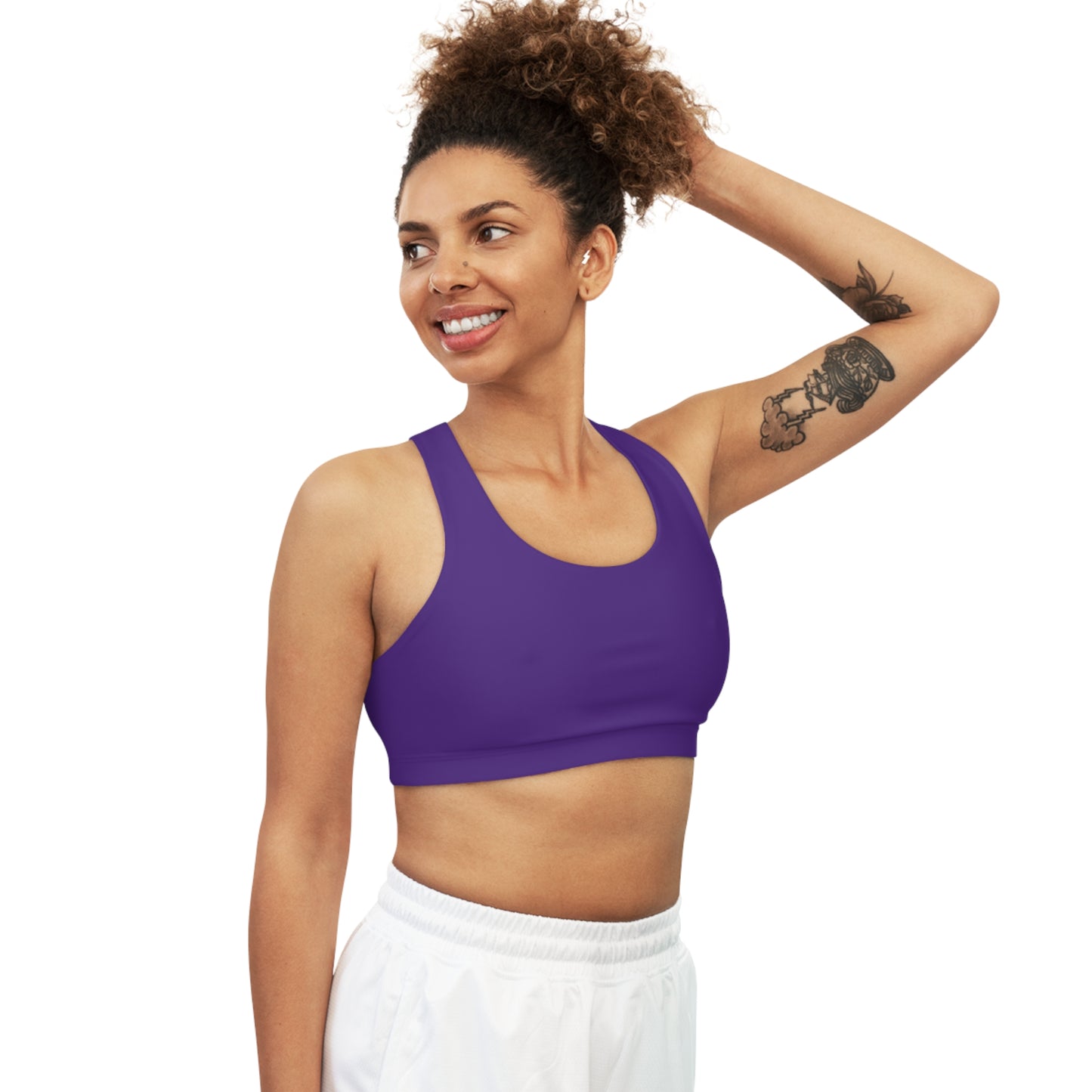 Deep Purple Seamless BTS Sports Bra