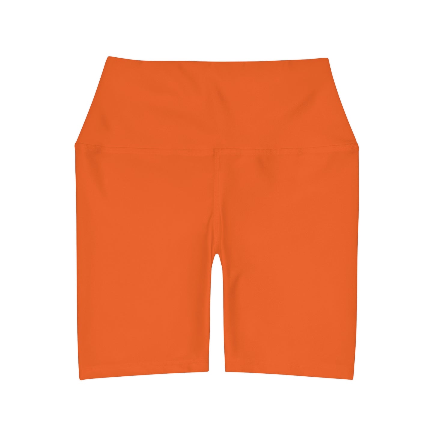 Tangerine High Waisted Yoga Shorts