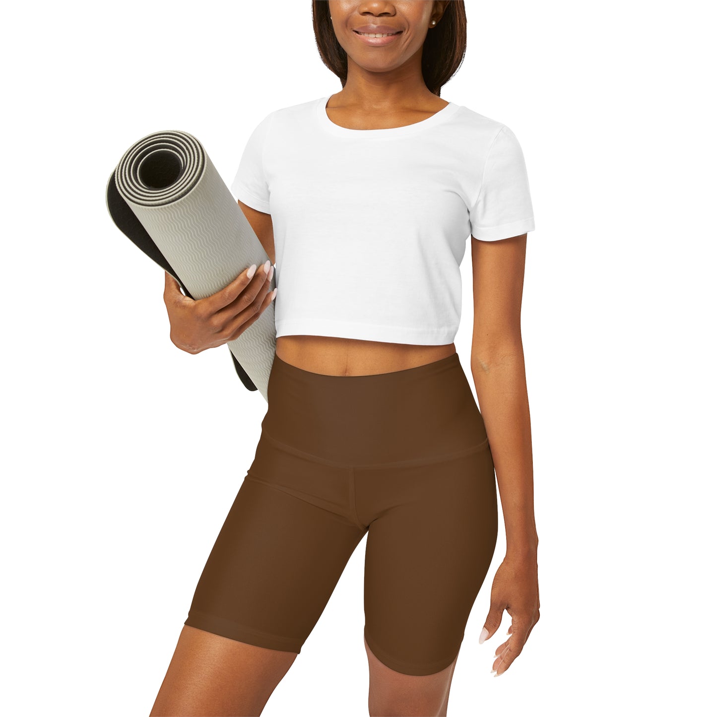 Cocoa BTS High Waisted Yoga Shorts