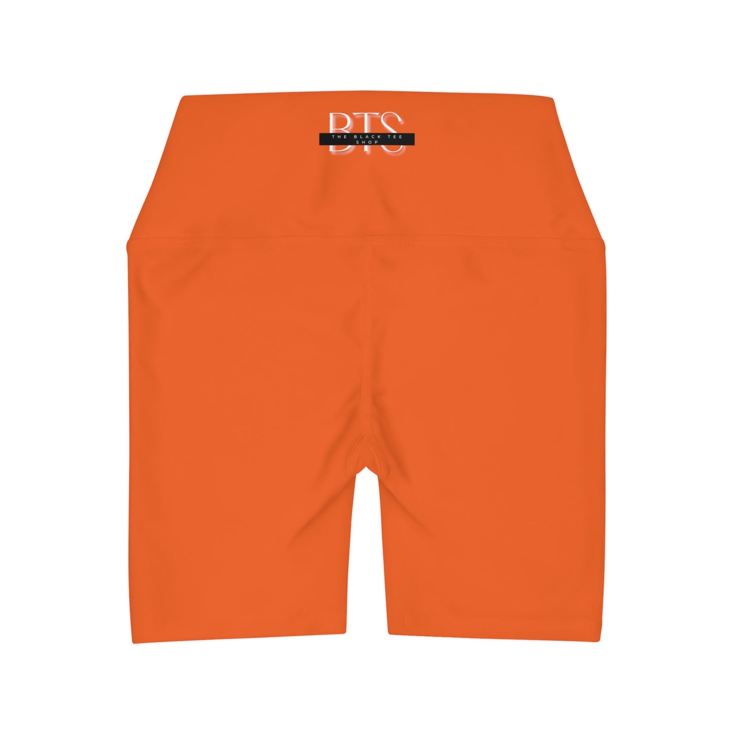 Tangerine High Waisted Yoga Shorts