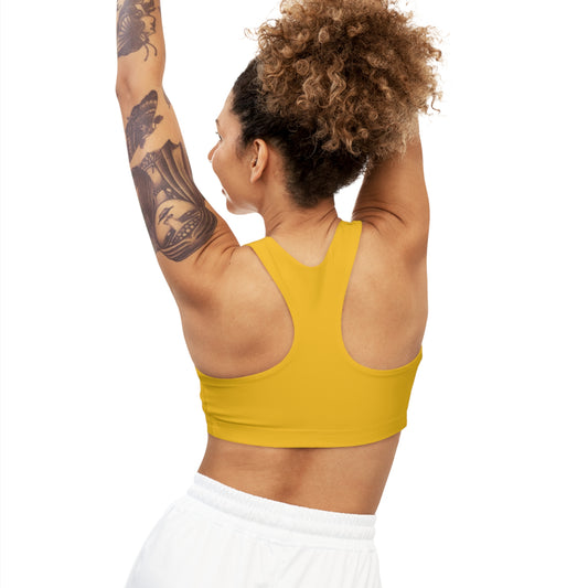 Canary Yellow BTS Seamless Sports Bra