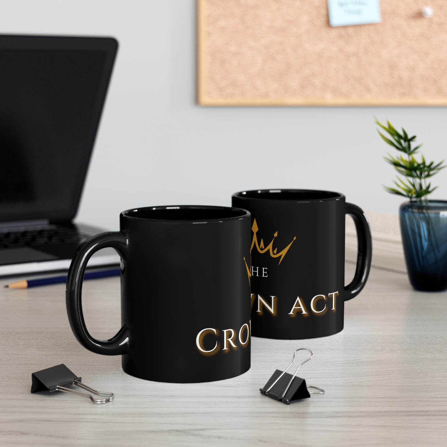 The Crown Act 11oz Black Mug