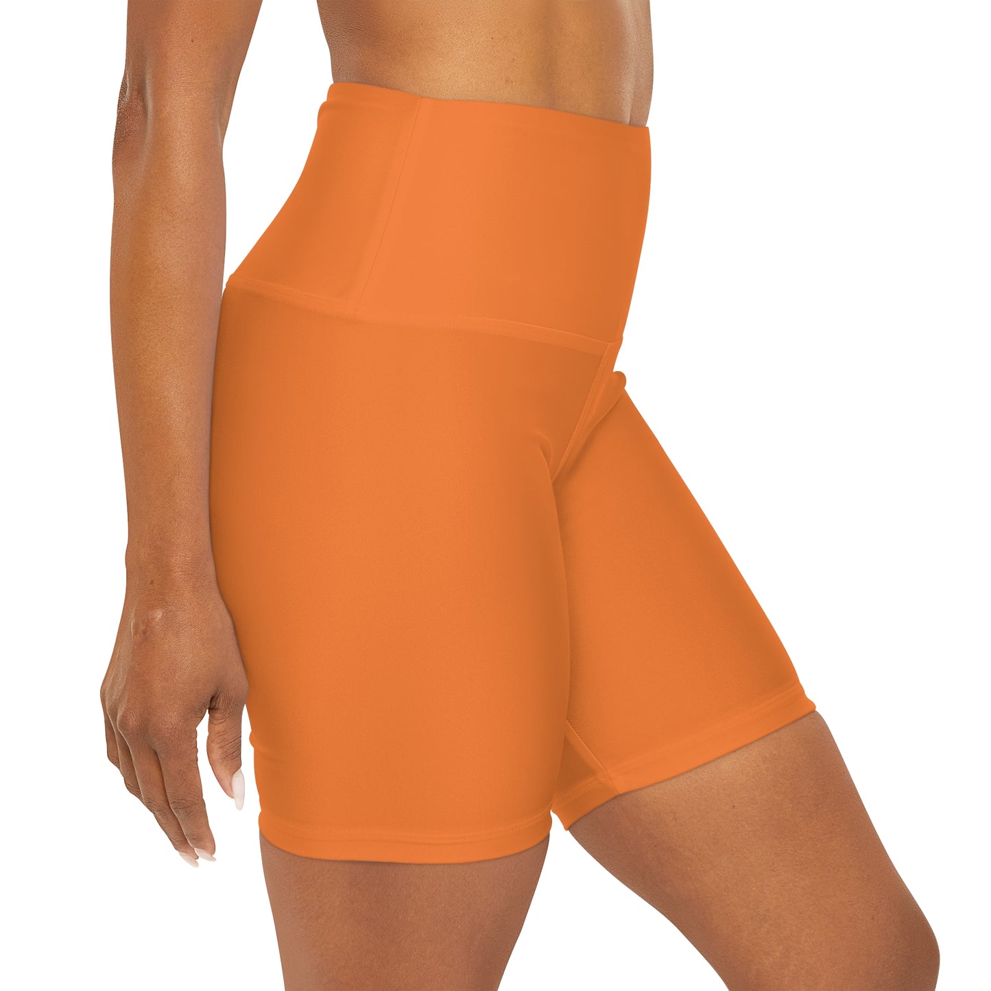 Citrine High Waisted Yoga Shorts