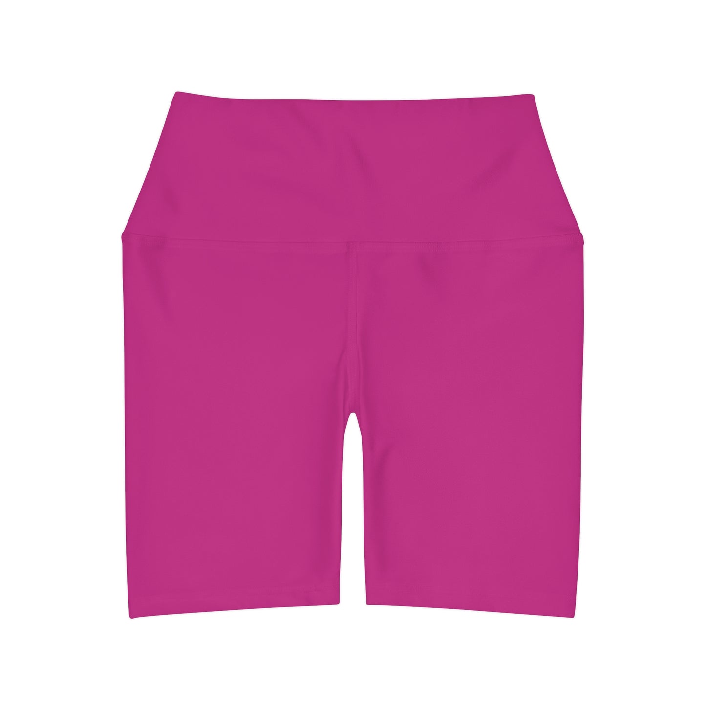 Hot Pink High Waisted Yoga Shorts