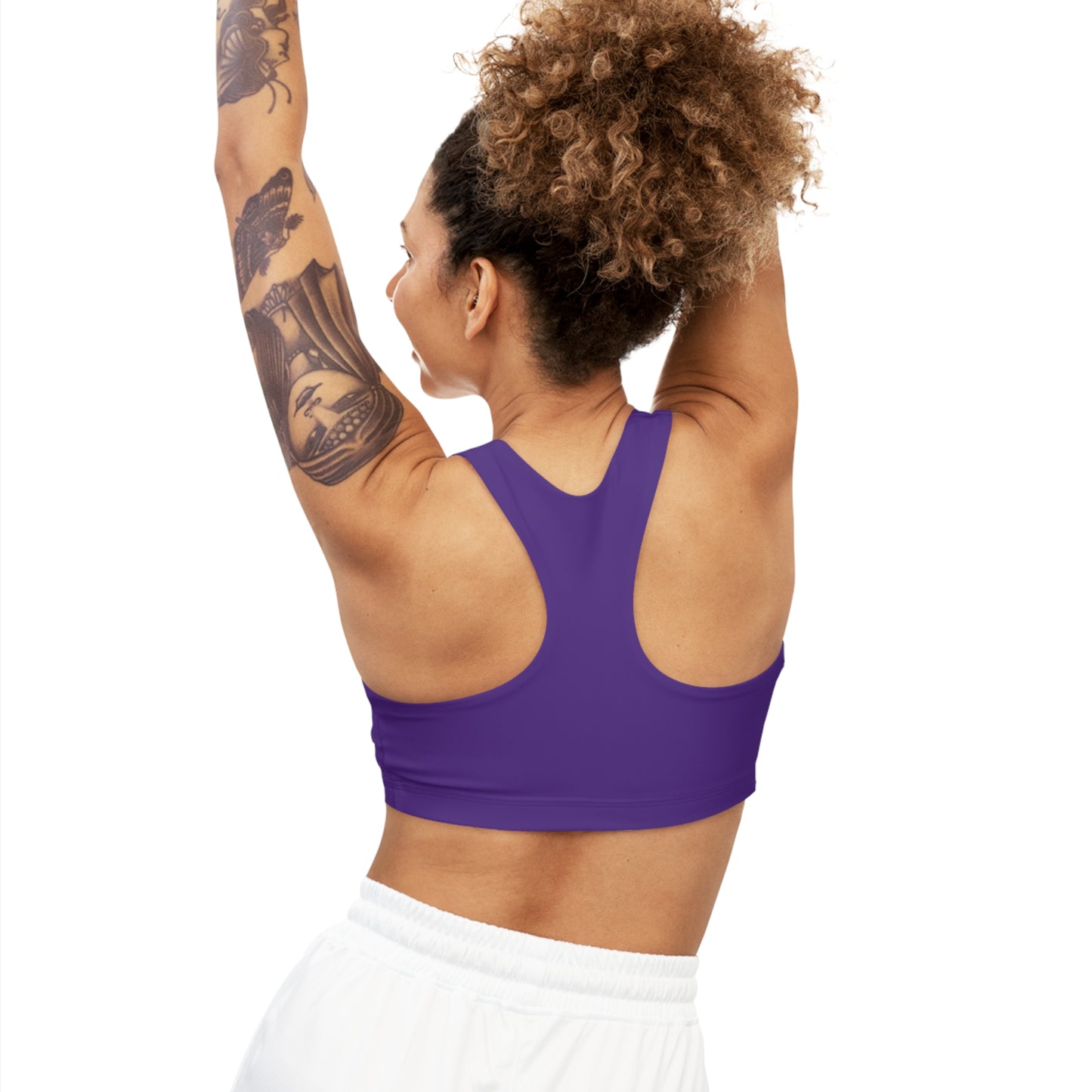 Deep Purple Seamless BTS Sports Bra