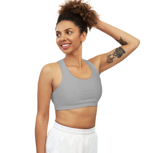 Light Grey BTS Seamless Sports Bra