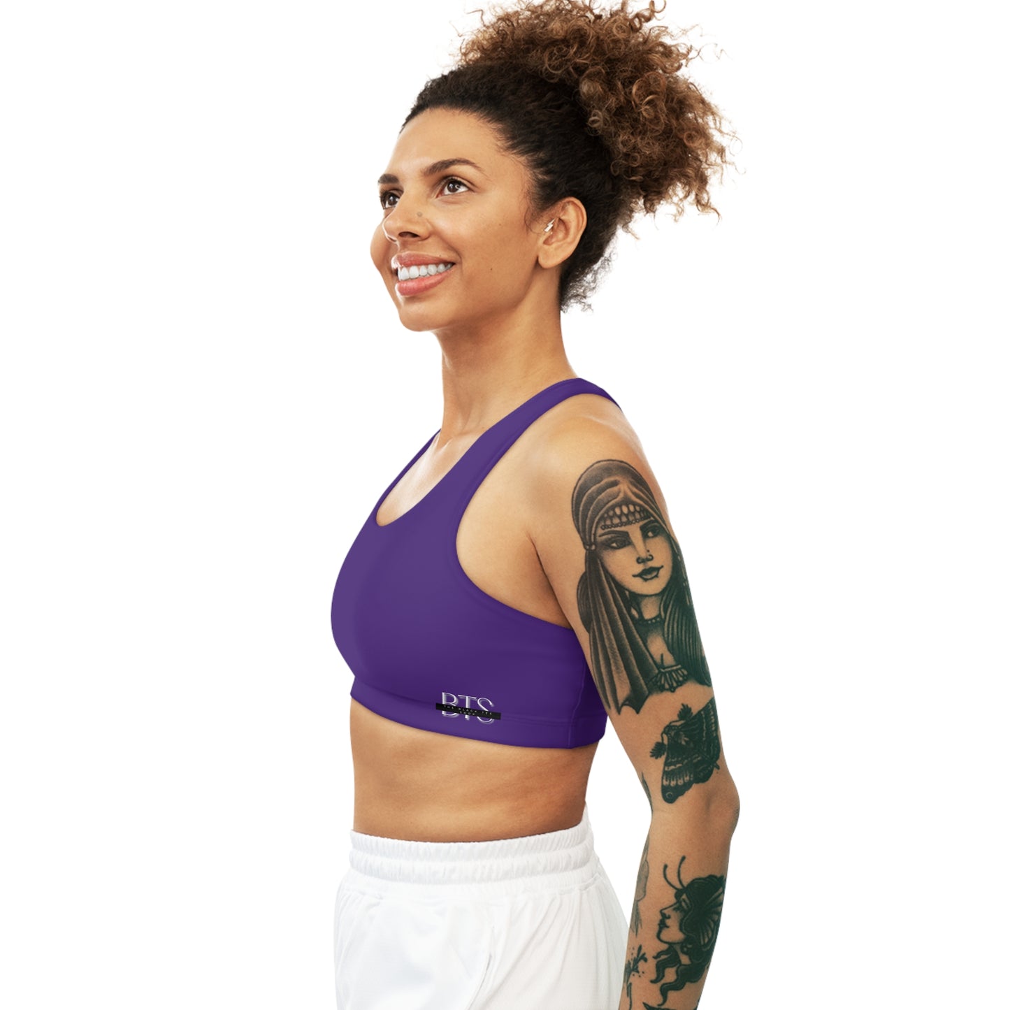 Deep Purple Seamless BTS Sports Bra