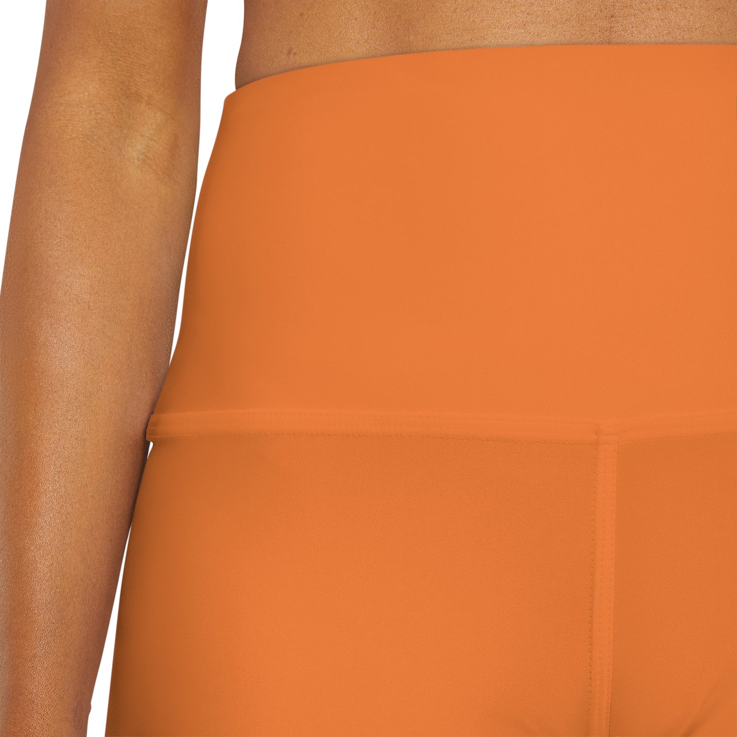 Citrine High Waisted Yoga Shorts