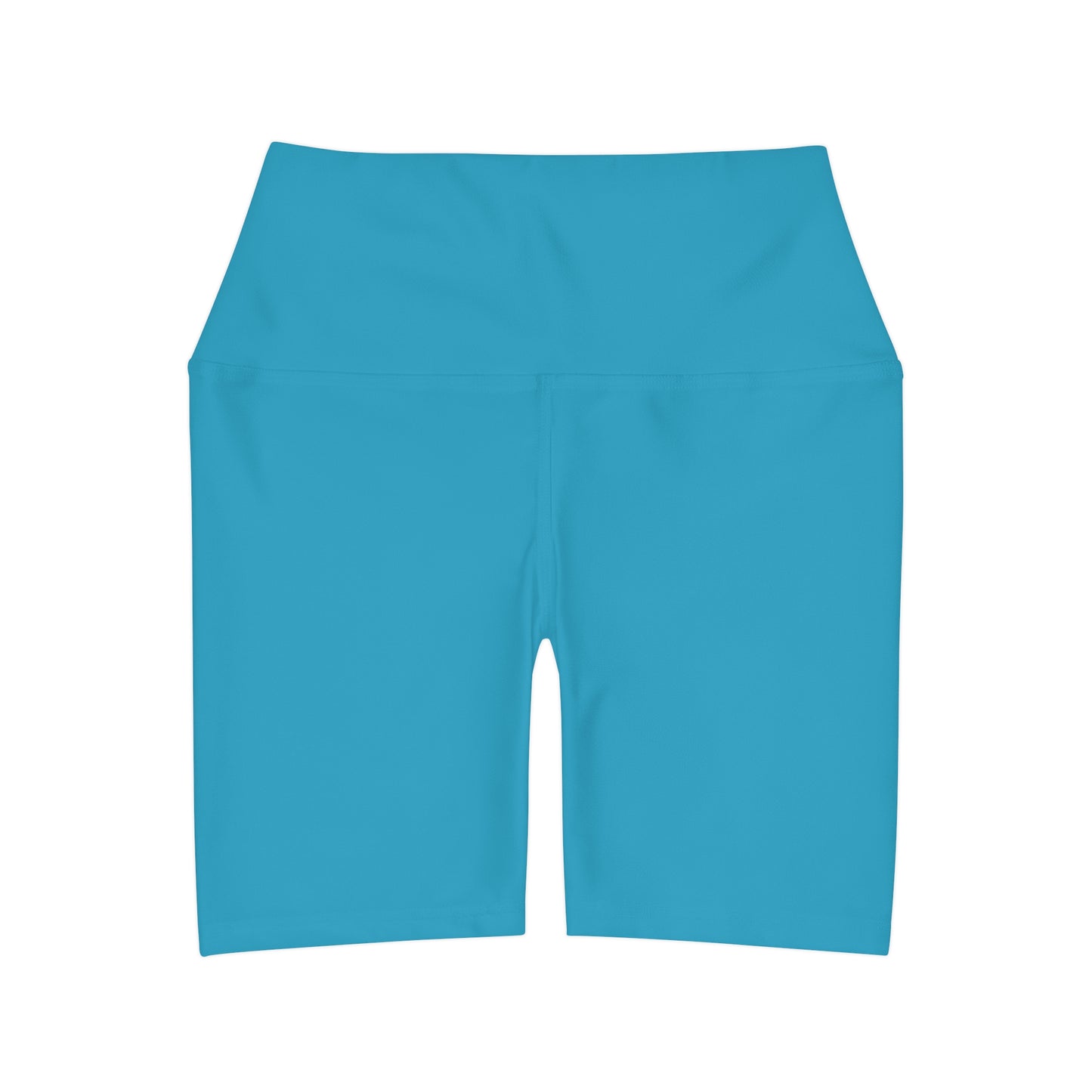 Turquoise Blue BTS High Waisted Yoga Shorts