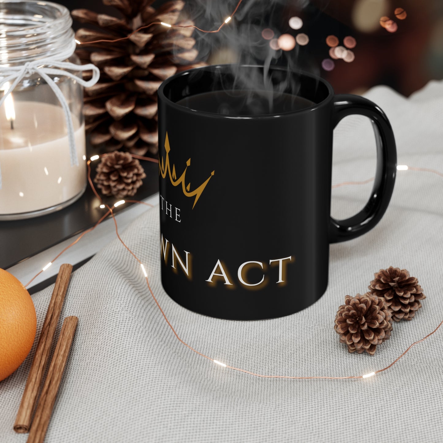 The Crown Act 11oz Black Mug