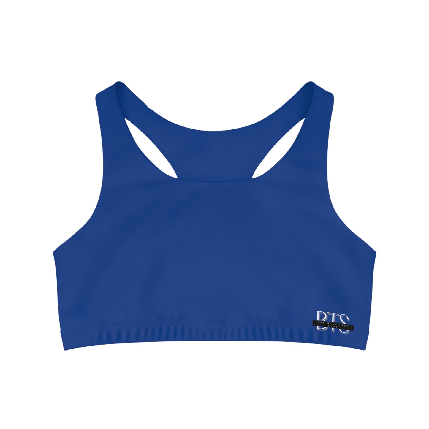 Dark Blue Seamless Sports Bra