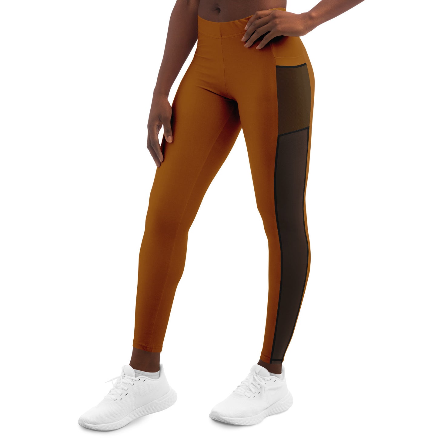 BTS CARAMEL Mesh Pocket Legging