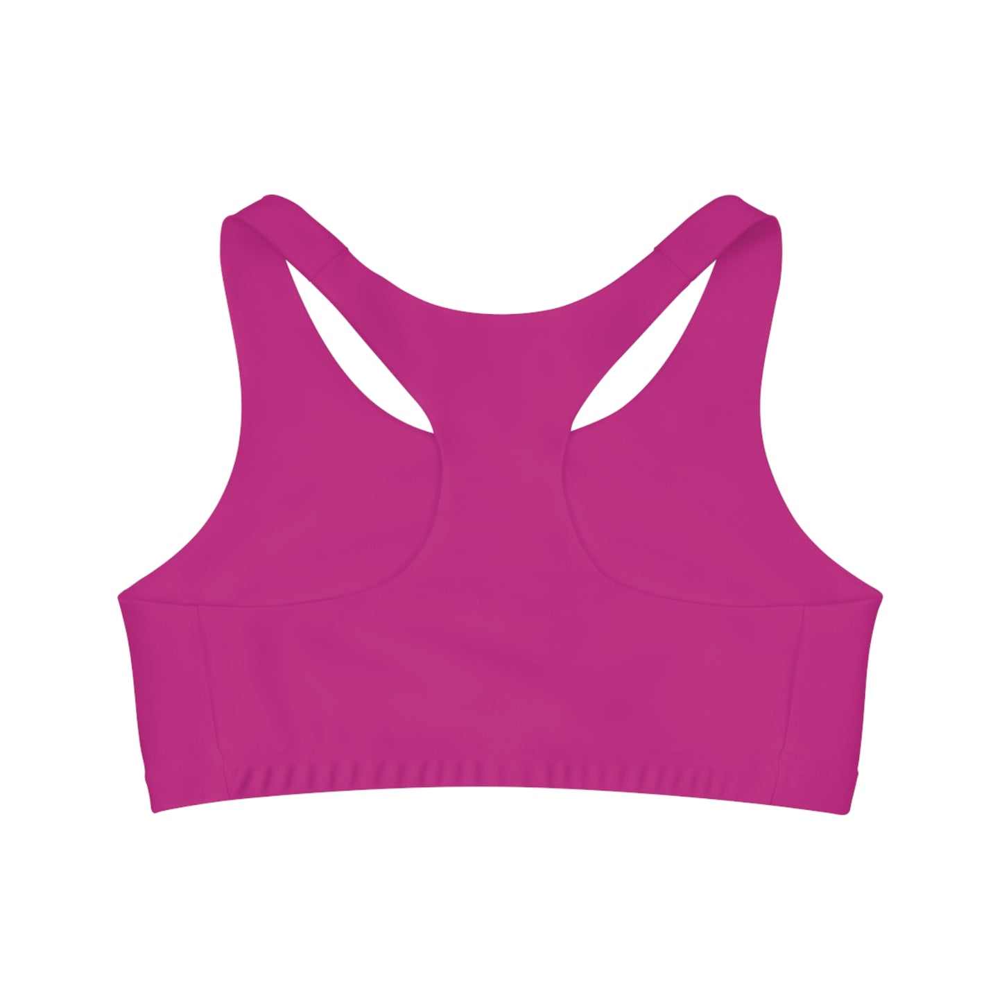 Hot Pink Seamless Sports Bra