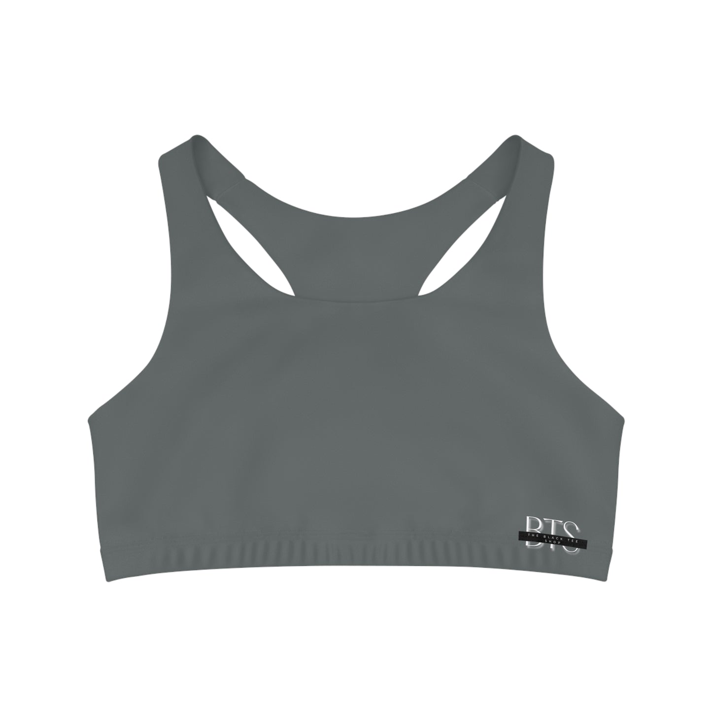 Dark Grey Seamless BTS Sports Bra