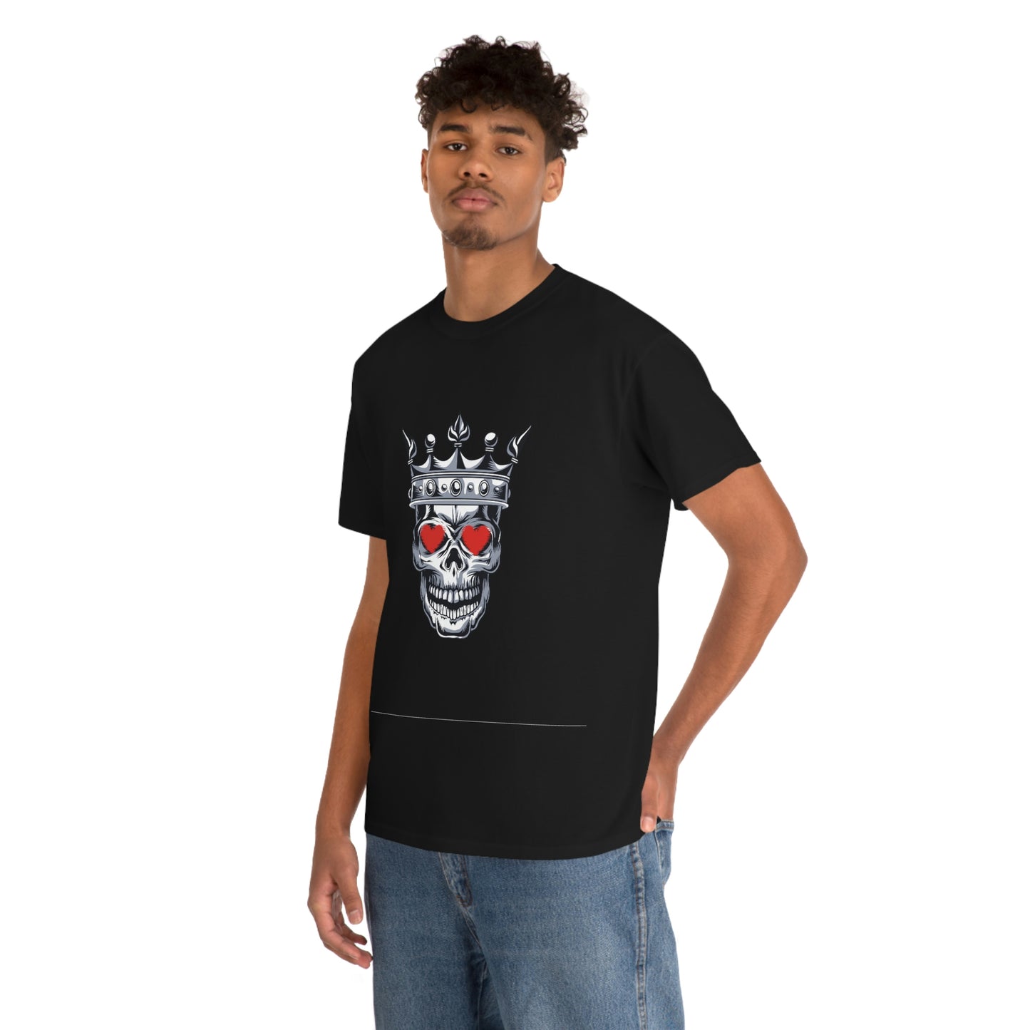 Skull Queen/King Unisex Heavy Cotton Classic T-Shirt