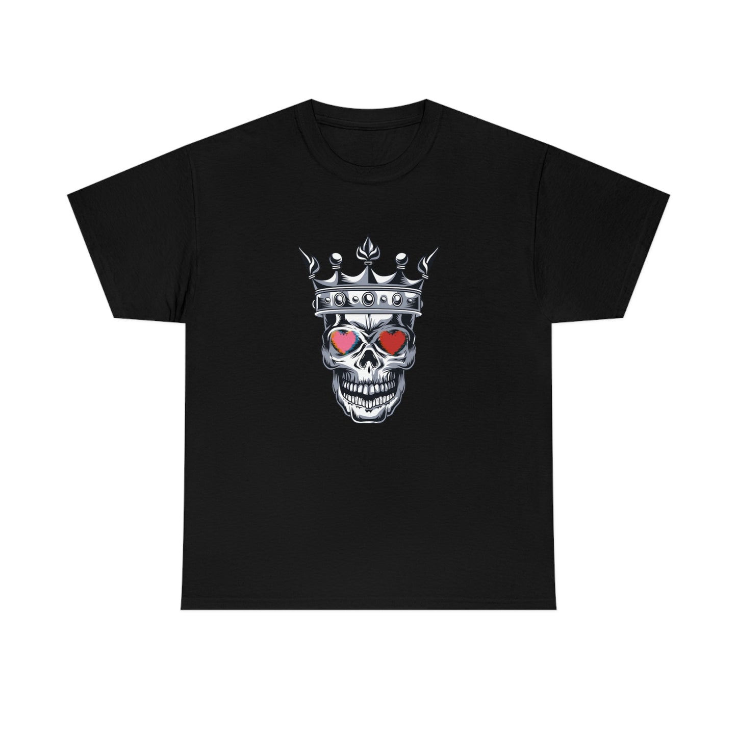 Skull Queen/King Unisex Heavy Cotton Classic T-Shirt