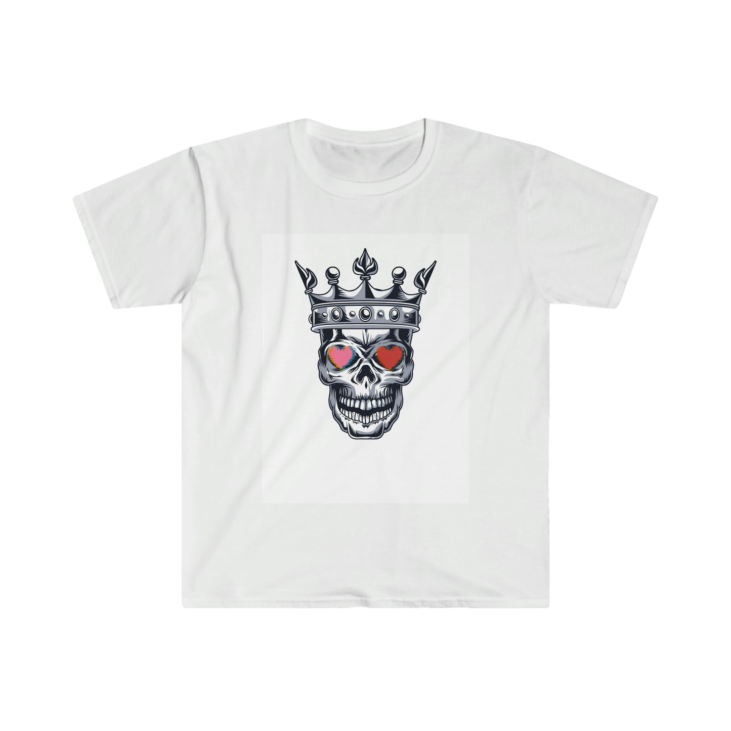 Scull King/Queen Unisex Softee Classic T-Shirt