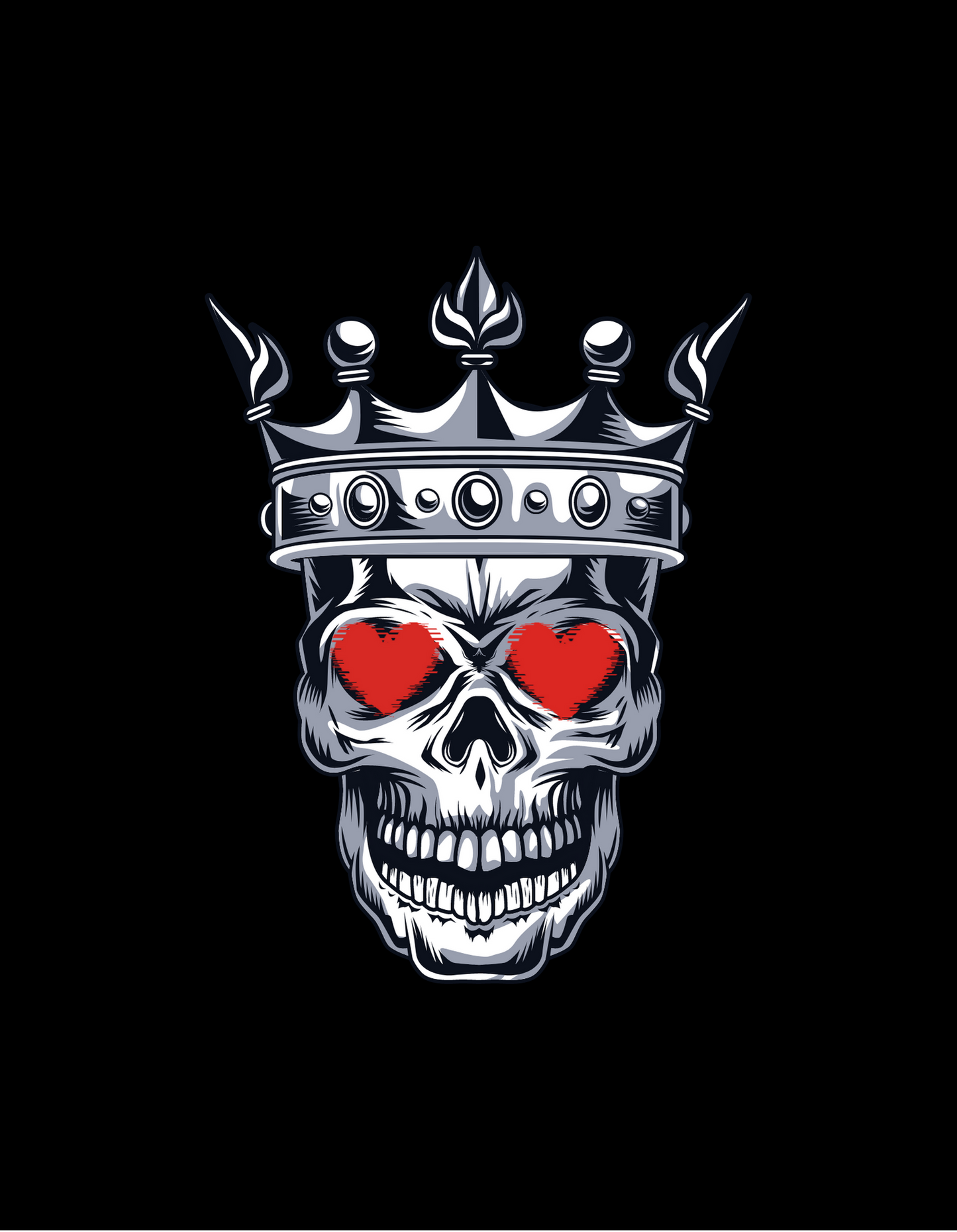 Scull King/Queen Unisex Softee Classic T-Shirt