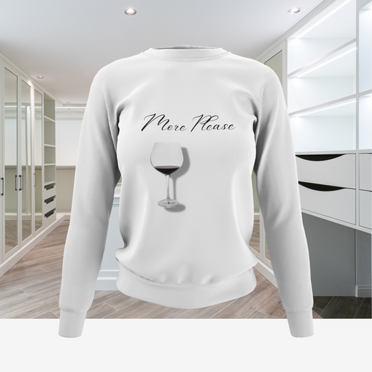 More please… Happy WINEINTINES Day Unisex Heavy Blend™ Crewneck Valentine’s Day Sweatshirt